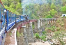 Nilgiri Mountain Railway bridge crossing