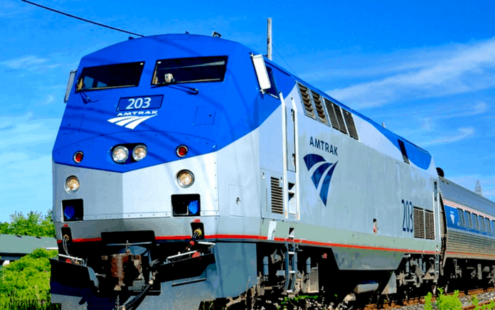 Amtrak train