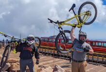 Bikers and the Pikes Peak Railway