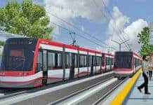 Funding has been approved for construction of Green Line light rail in Calgary, Alberta.