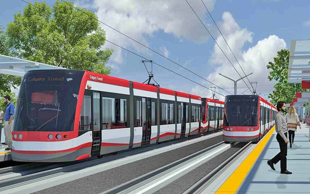 Funding has been approved for construction of Green Line light rail in Calgary, Alberta.