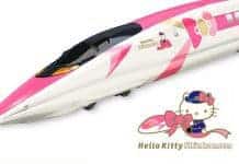 A special Hello Kitty-themed bullet train will be in service in Western Japan through October 2018.