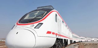 Modern trainsets, designed to operate in Iraq's desert evironment, will serve Iraqi Republic Railways' newly reopened Baghdad-Fallujah line.