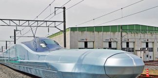 Japan has begun testing the Shinkansen Alfa-X which, at speeds of up to 400 kph (249 mph), is the world's fastest train.