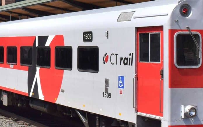 Connecticut's Hartford rail line has exceeded its first-year passenger goal by over 50,000.