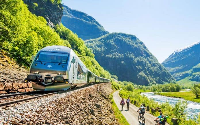 Norway's famous Flåmsbana — the Flåm Railway — is among the world's most beautiful train rides.