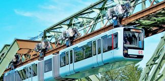 Wuppertal, Germany's Schwebebahn suspension railway