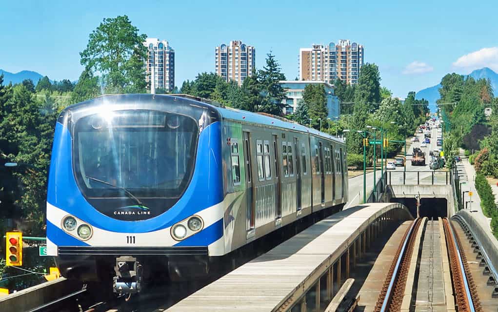 Vancouver's SkyTrain on the Canada Line
