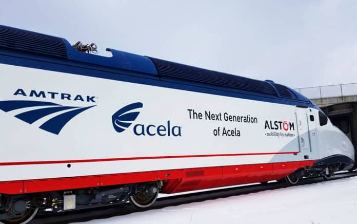Next-generation Amtrak Acela train