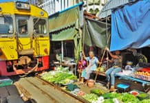 Bangkok's Maeklong Railway Market