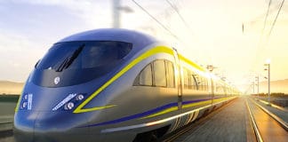 California High-Speed Rail project, rendering