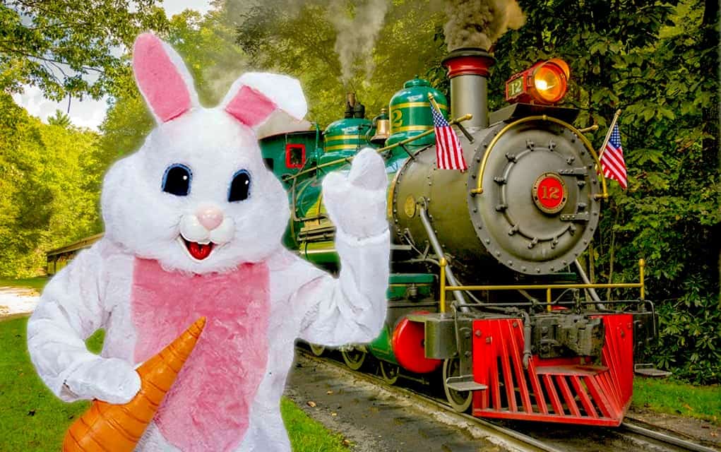 Easter Train Rides, Bunny on Board, Egg Hunts Easter 2022