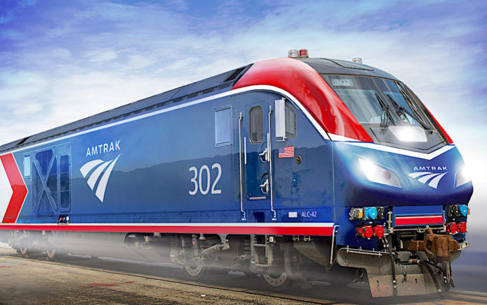 New Amtrak Siemens Charger locomotive rendering