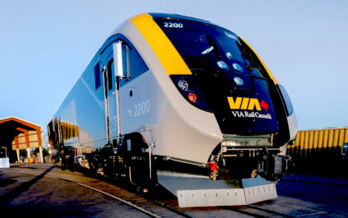 New VIA Rail Siemens trainset
