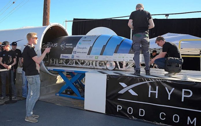 Hyperloop test model