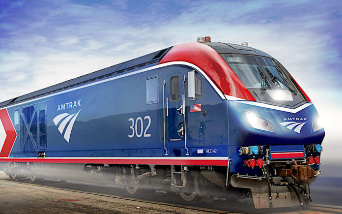 Amtrak Siemens Charger rendering