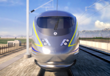 California High Speed Rail rendering