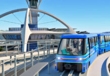 LAX people mover rendering
