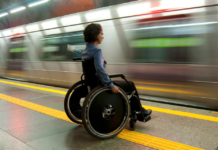 wheelchair transit rider