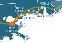 Proposed Gulf Coast route