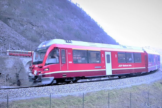 Lake Como, Swiss Alps and Bernina train. From Milan - Tirano and Return to Milan
