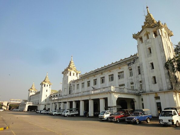 Yangon morning food tour with train ride - Key Points